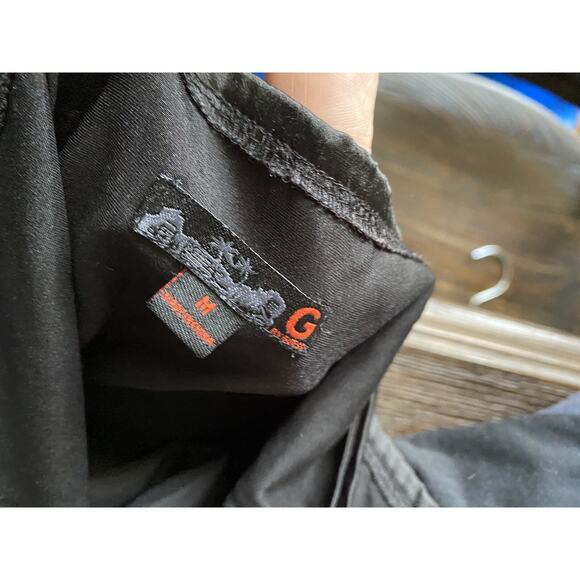 Guess Satin Halter Top Y2k Banded Hem Black Medium Women Blouse Keyhole Vtg - Picture 10 of 10